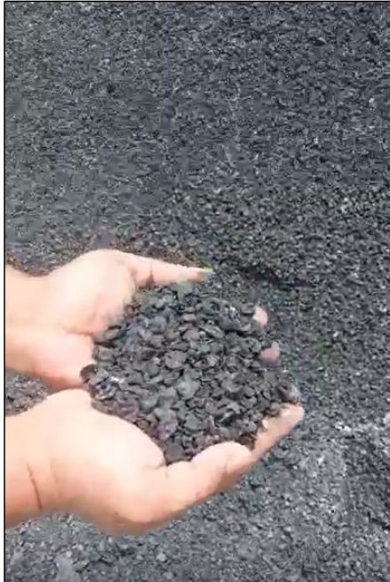 Material curah dalam dokumentasi perusahaan